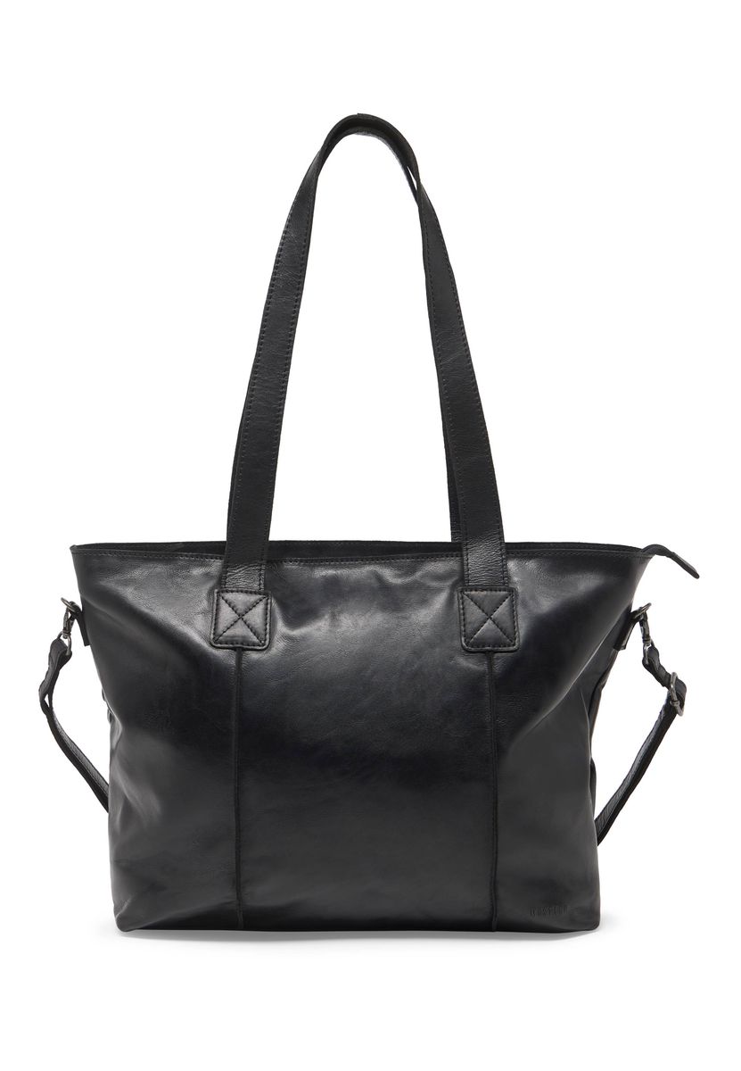 Klassische Leder Tote Shopper Tasche