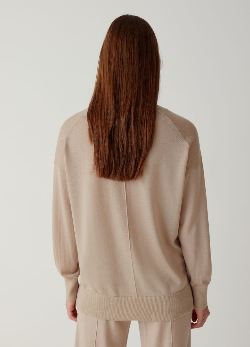 Strickpullover mit entspannter Passform