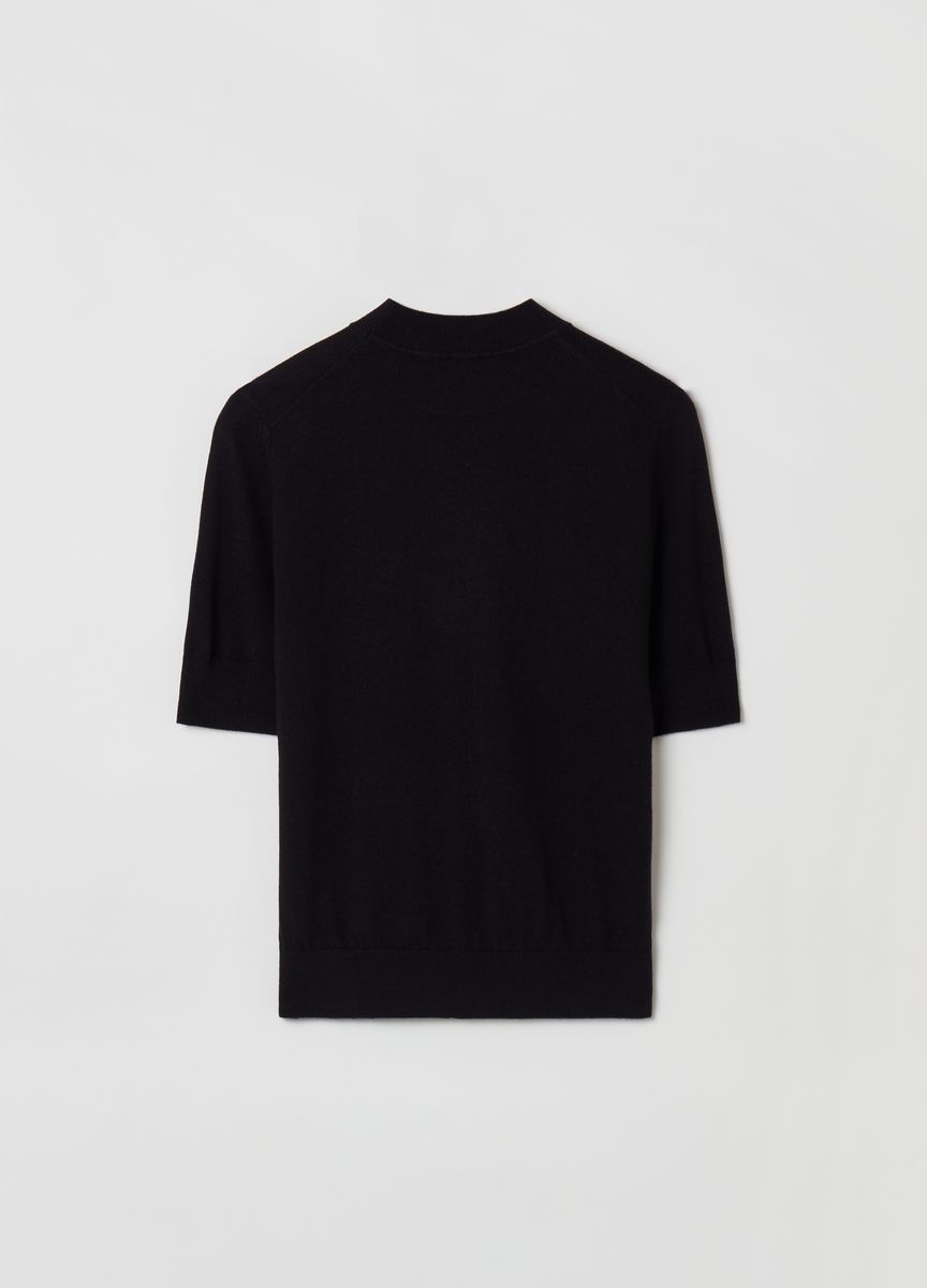 Minirock mit Hahnentrittmuster und Taschendetail