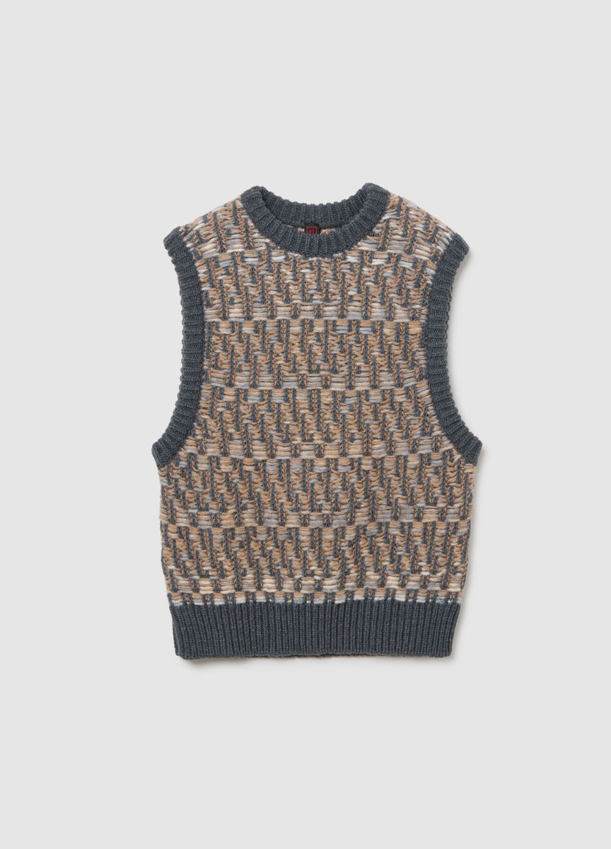 Klassische Strickjacke mit Taschen
