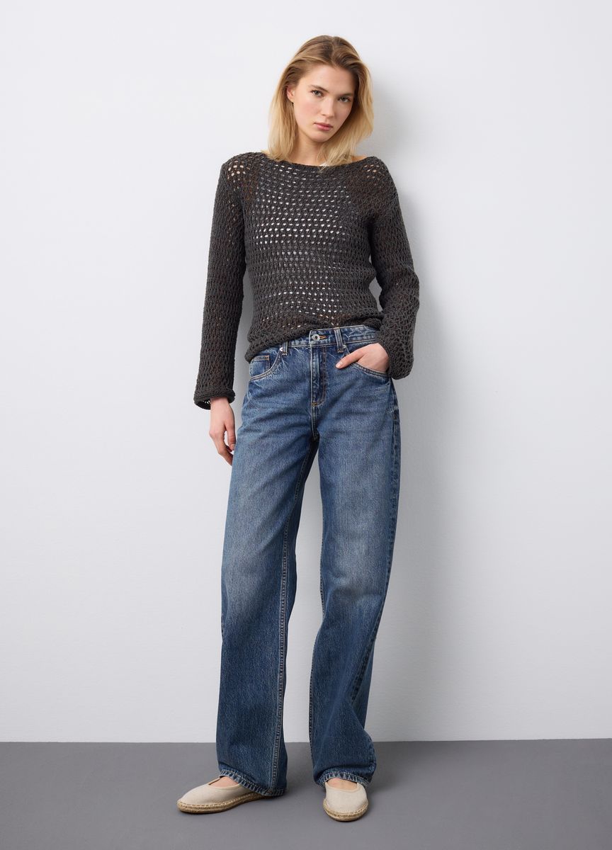 Klassische Strickjacke mit Taschen