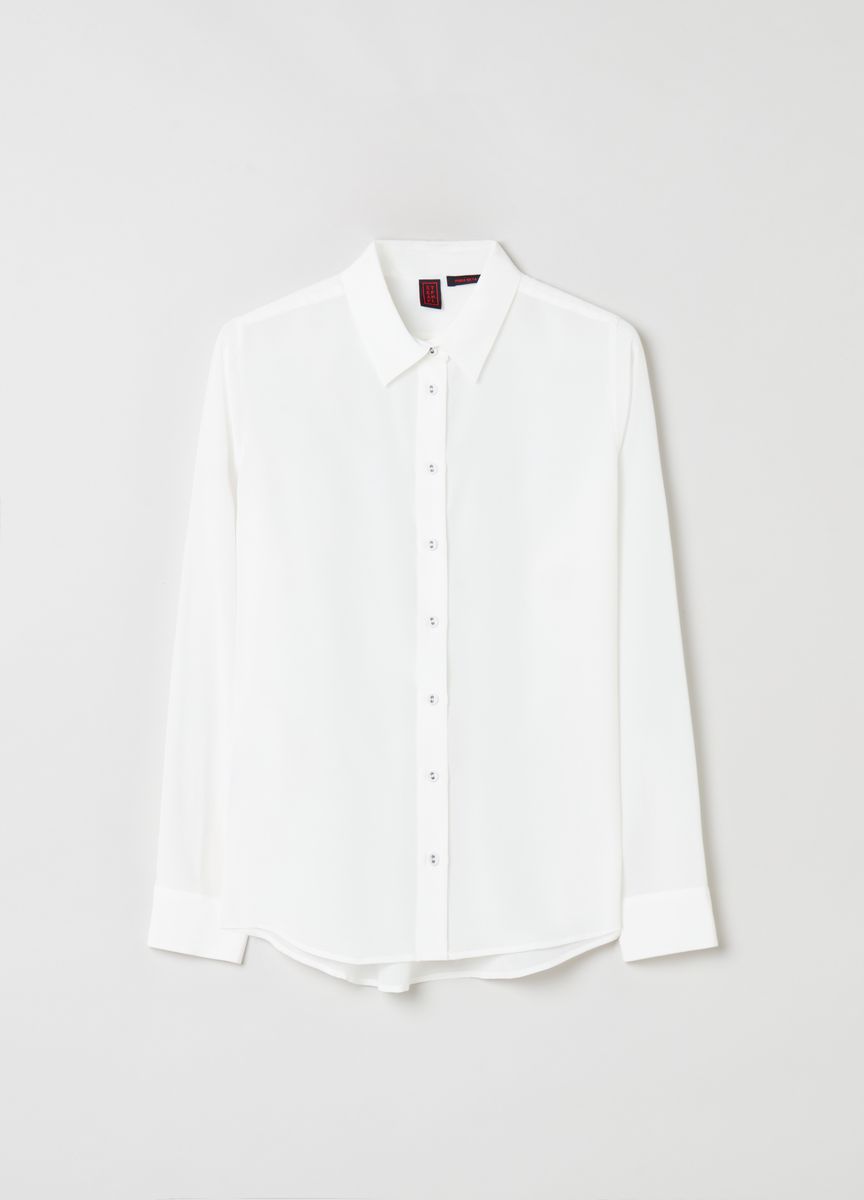 Klassisches Langarm-Knopfhemd