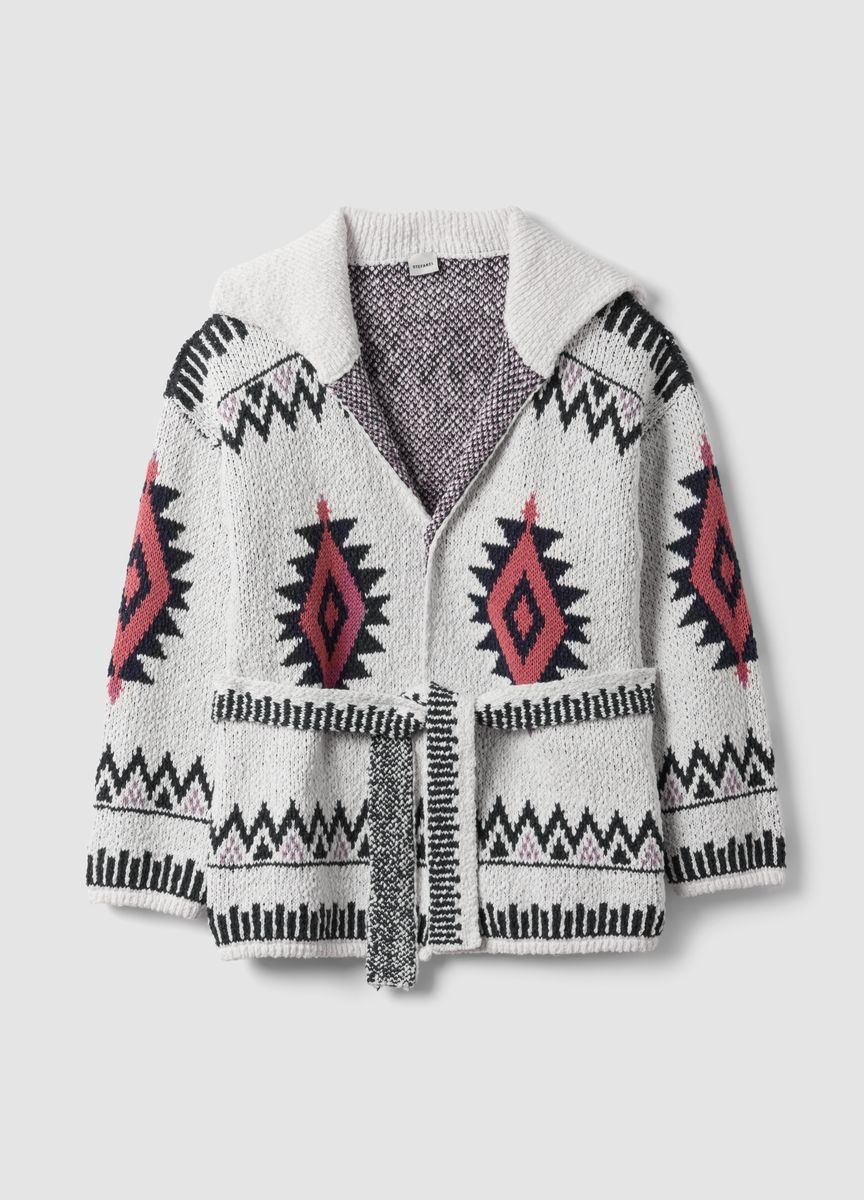 Klassischer Kaschmirpullover mit Rundhalsausschnitt