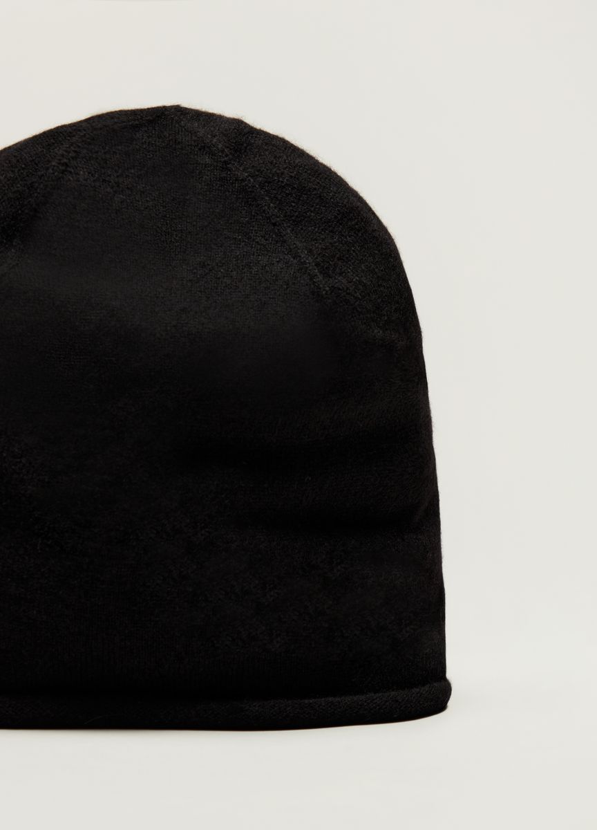 Klassische Strickmütze aus Kaschmir
