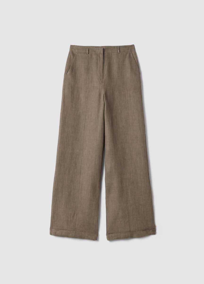 Klassischer einfarbiger Strickschal