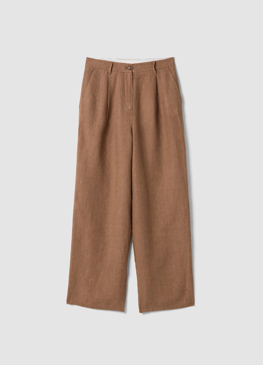 Klassischer einfarbiger Strickschal