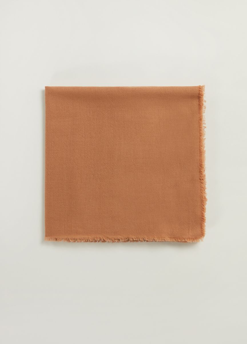 Klassischer Schal mit Fransen