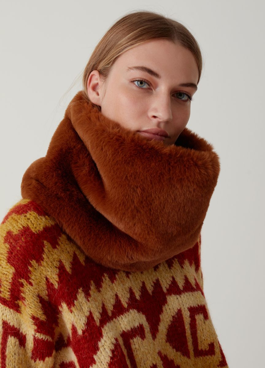 Kunstfell Snood Nackenwärmer