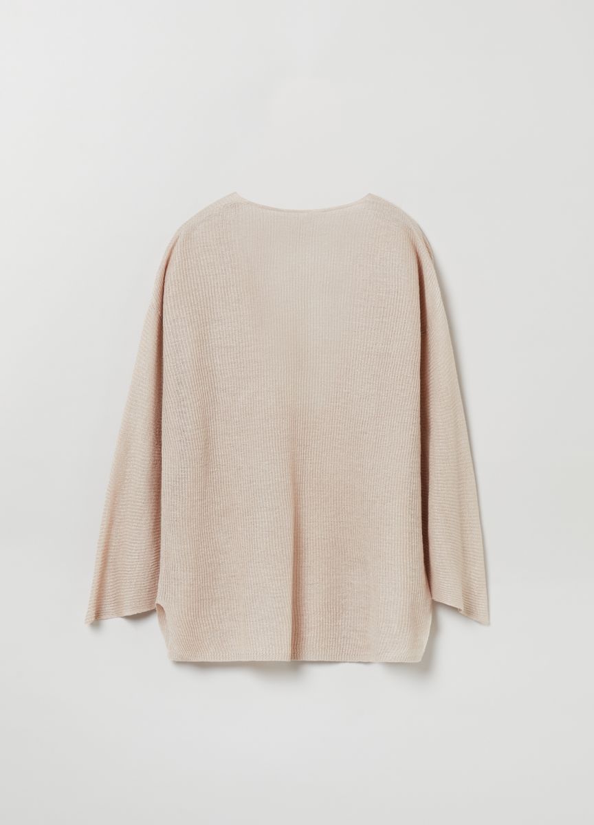 Eleganter elfenbeinfarbener Woll-Rollkragenpullover