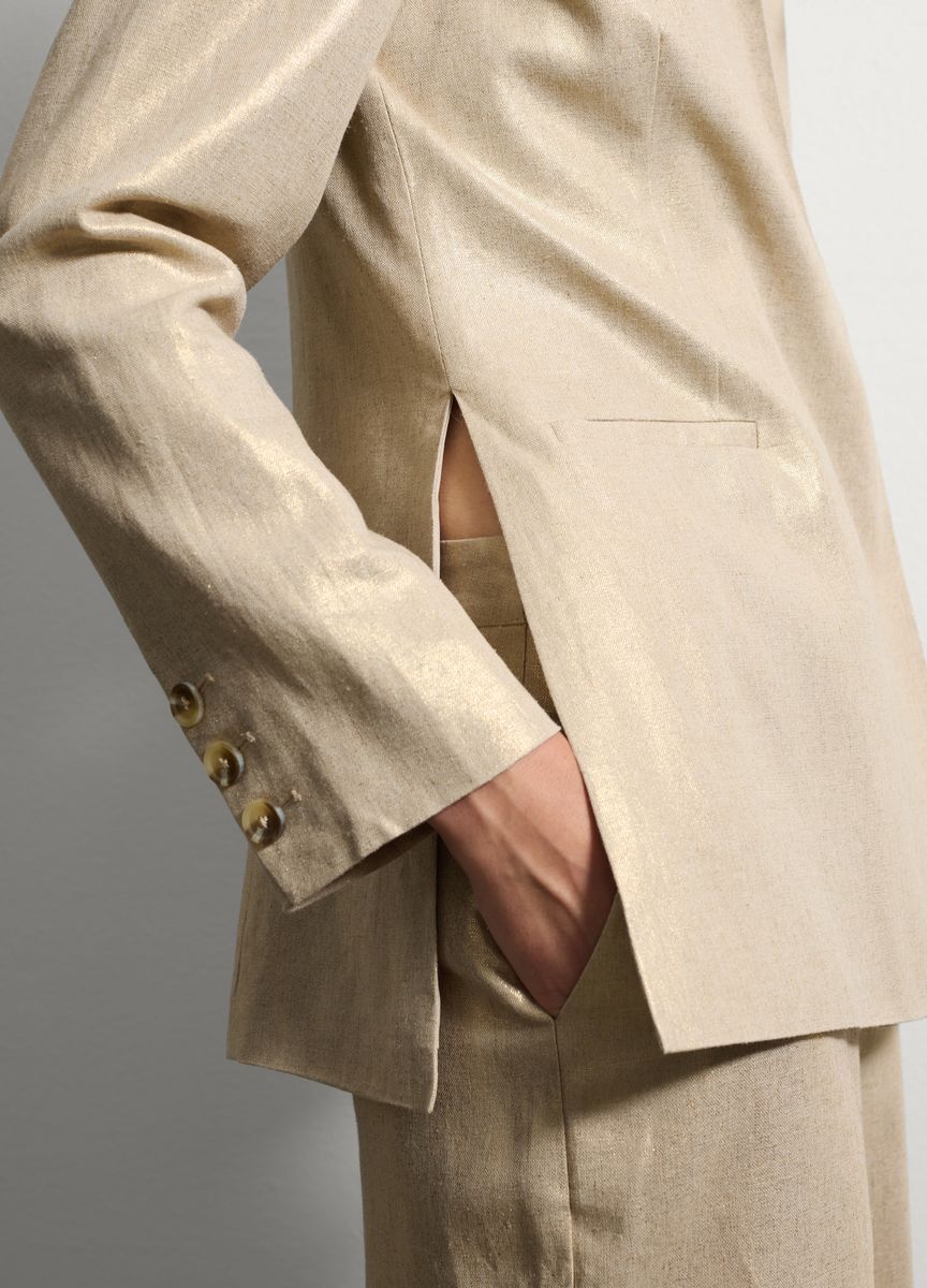 Strickjacke in lockerer Passform mit Taschen
