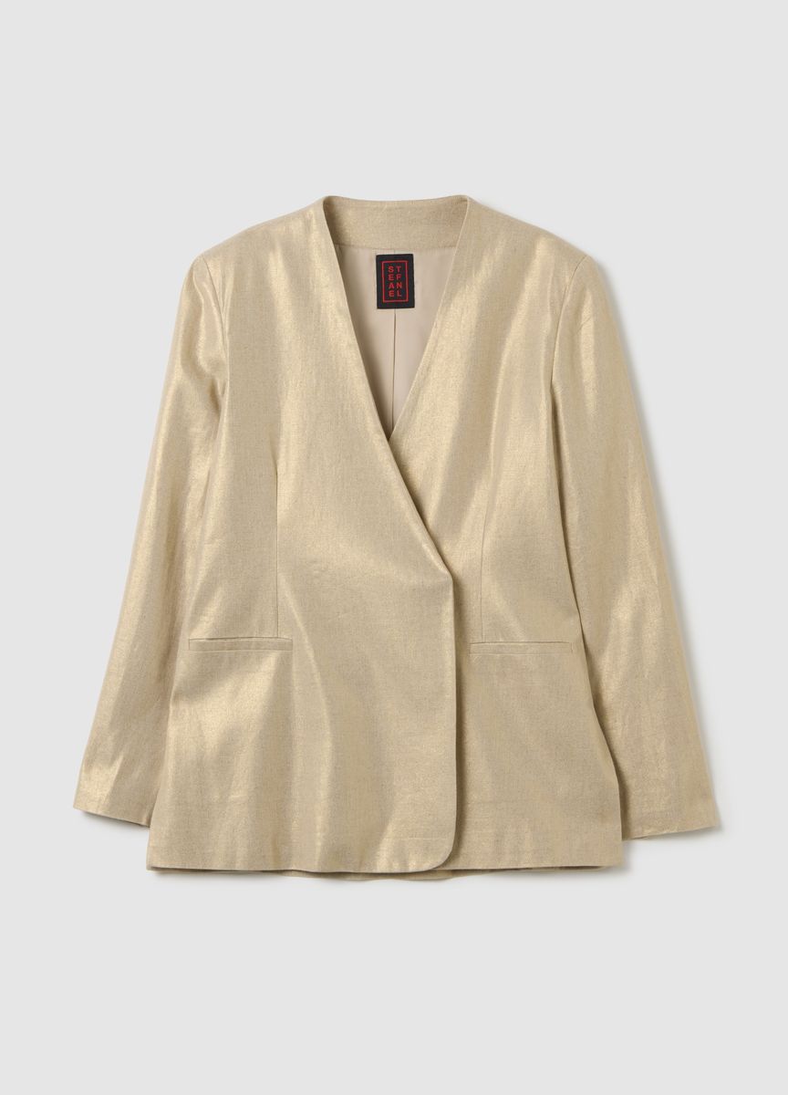 Strickjacke in lockerer Passform mit Taschen