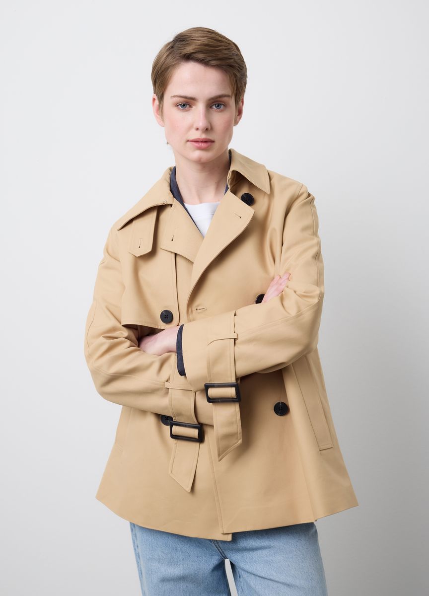 Strickjacke in lockerer Passform mit Taschen