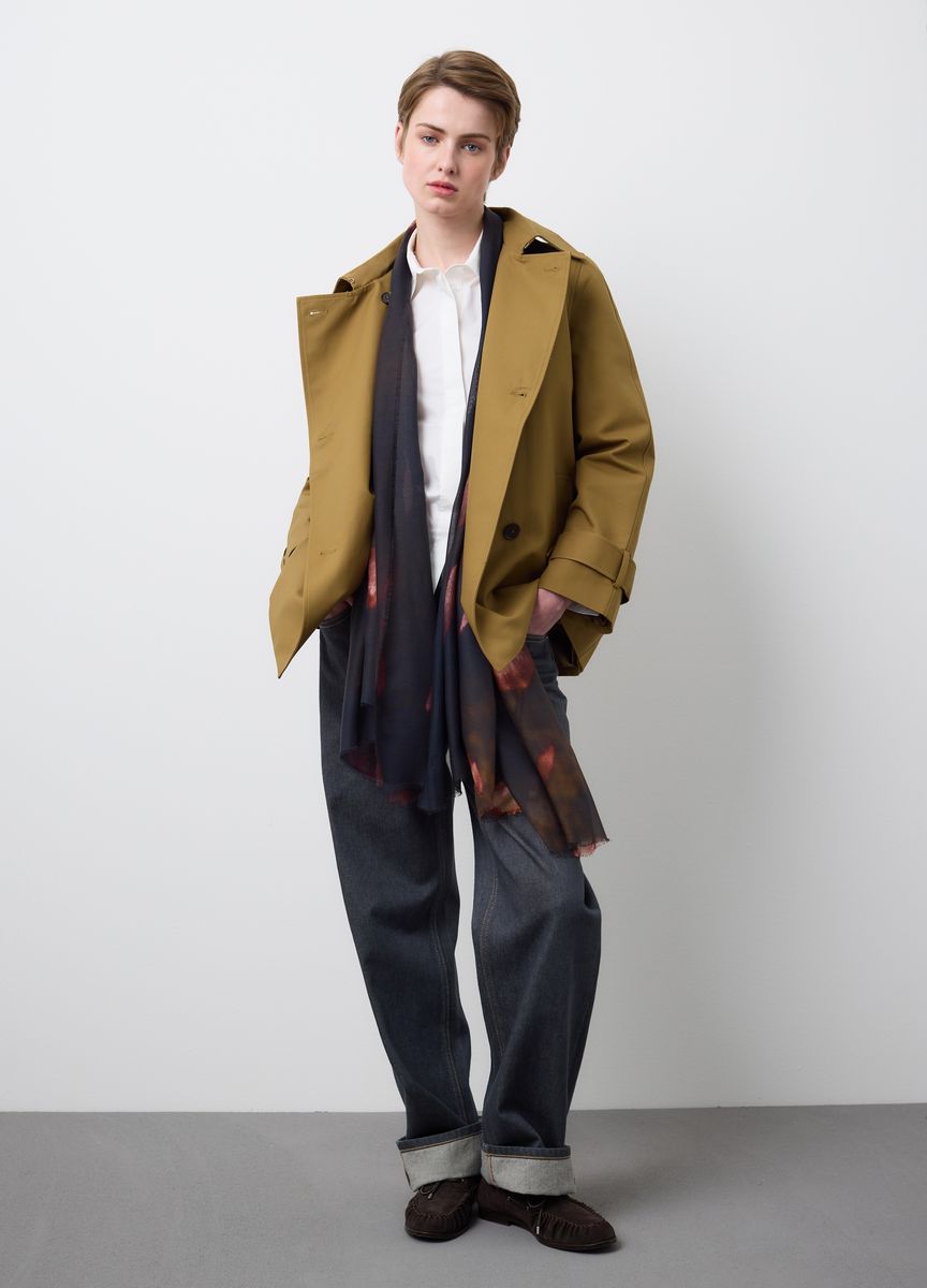 Strickjacke in lockerer Passform mit Taschen