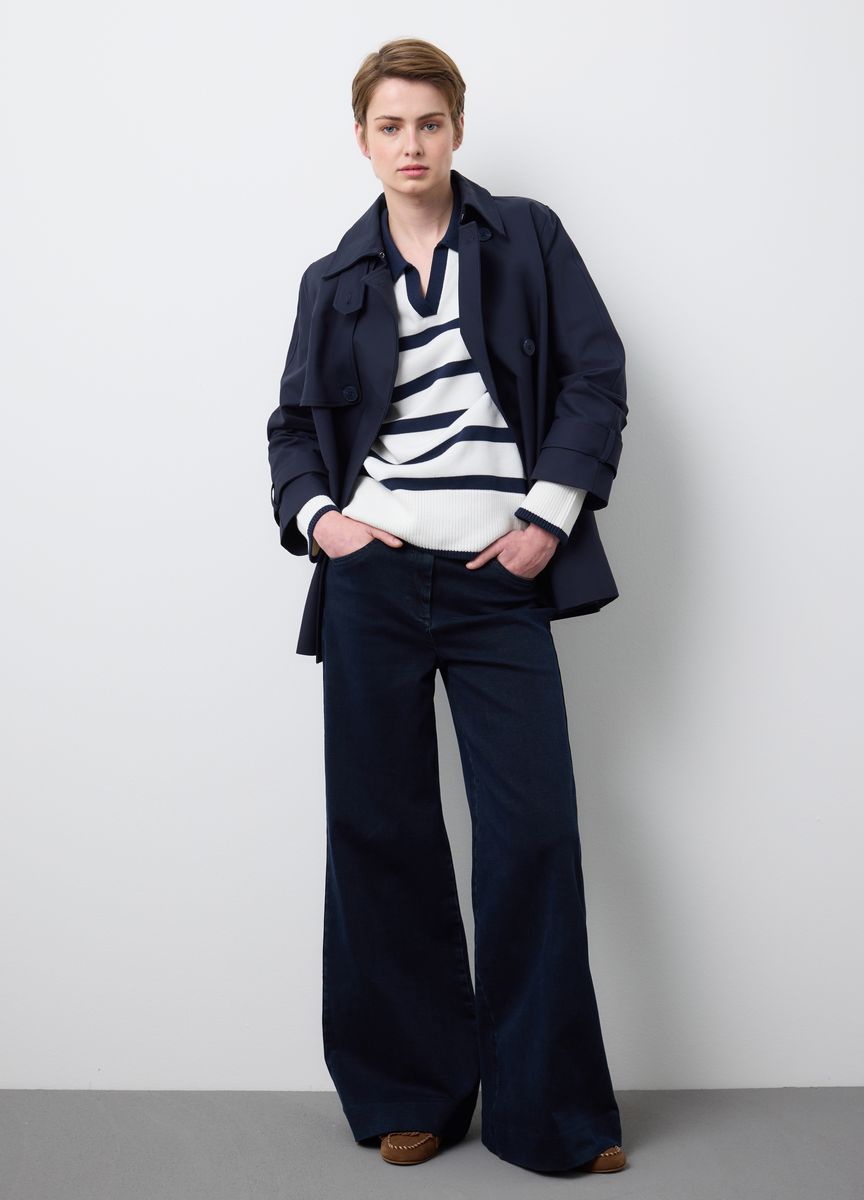 Strickjacke in lockerer Passform mit Taschen
