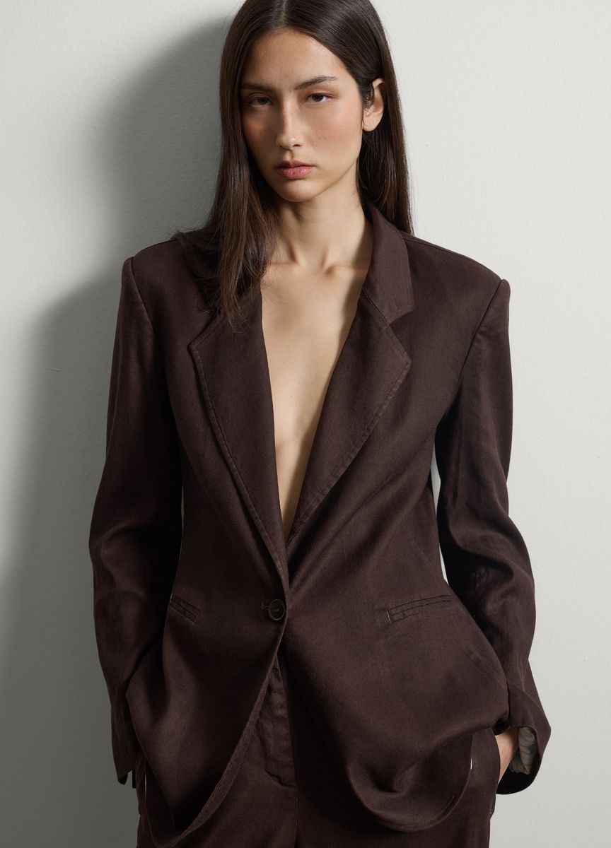 Strickjacke in lockerer Passform mit Taschen