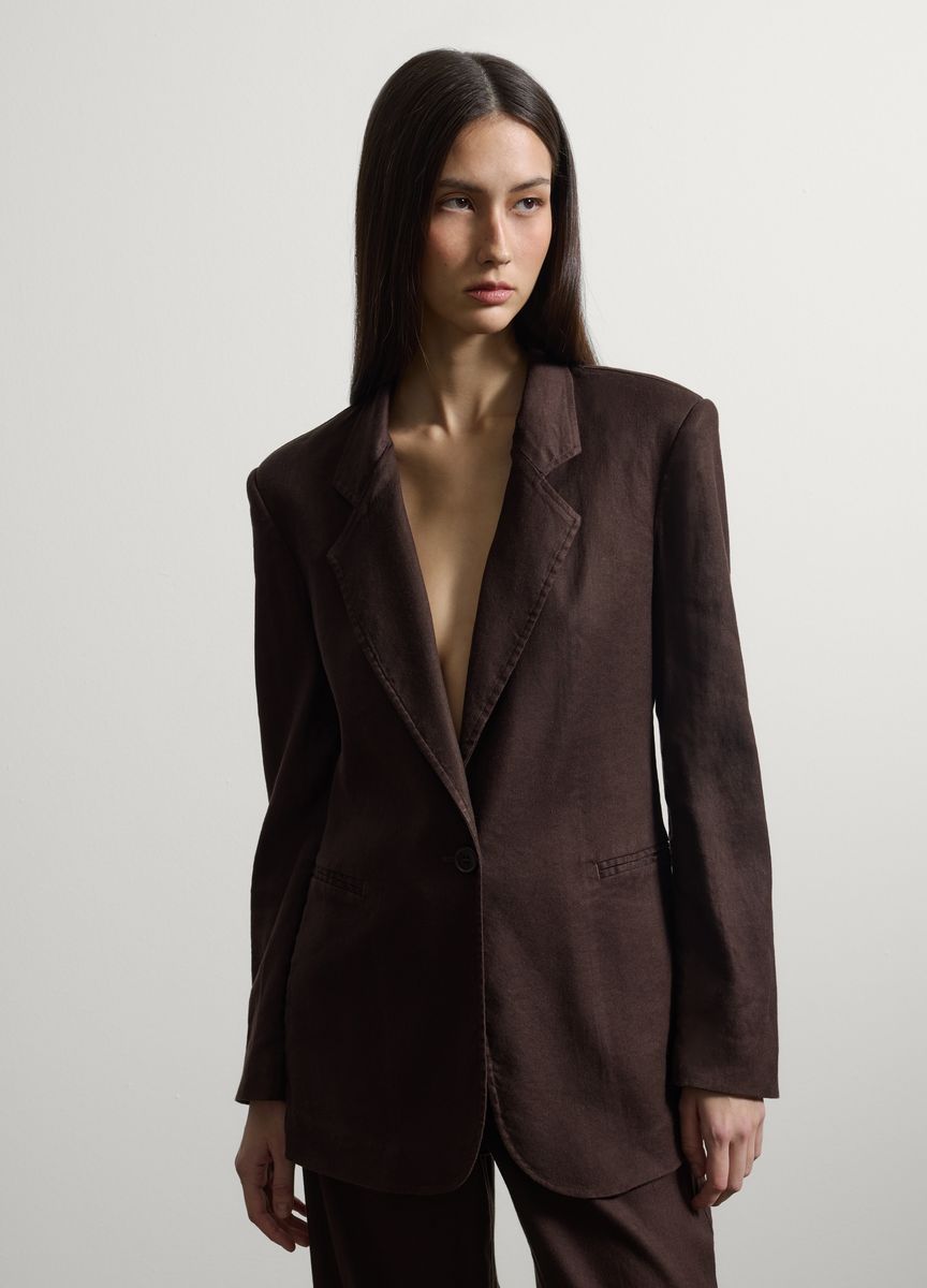 Strickjacke in lockerer Passform mit Taschen