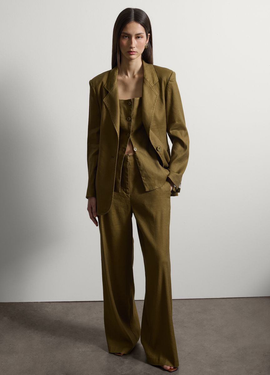 Strickjacke in lockerer Passform mit Taschen