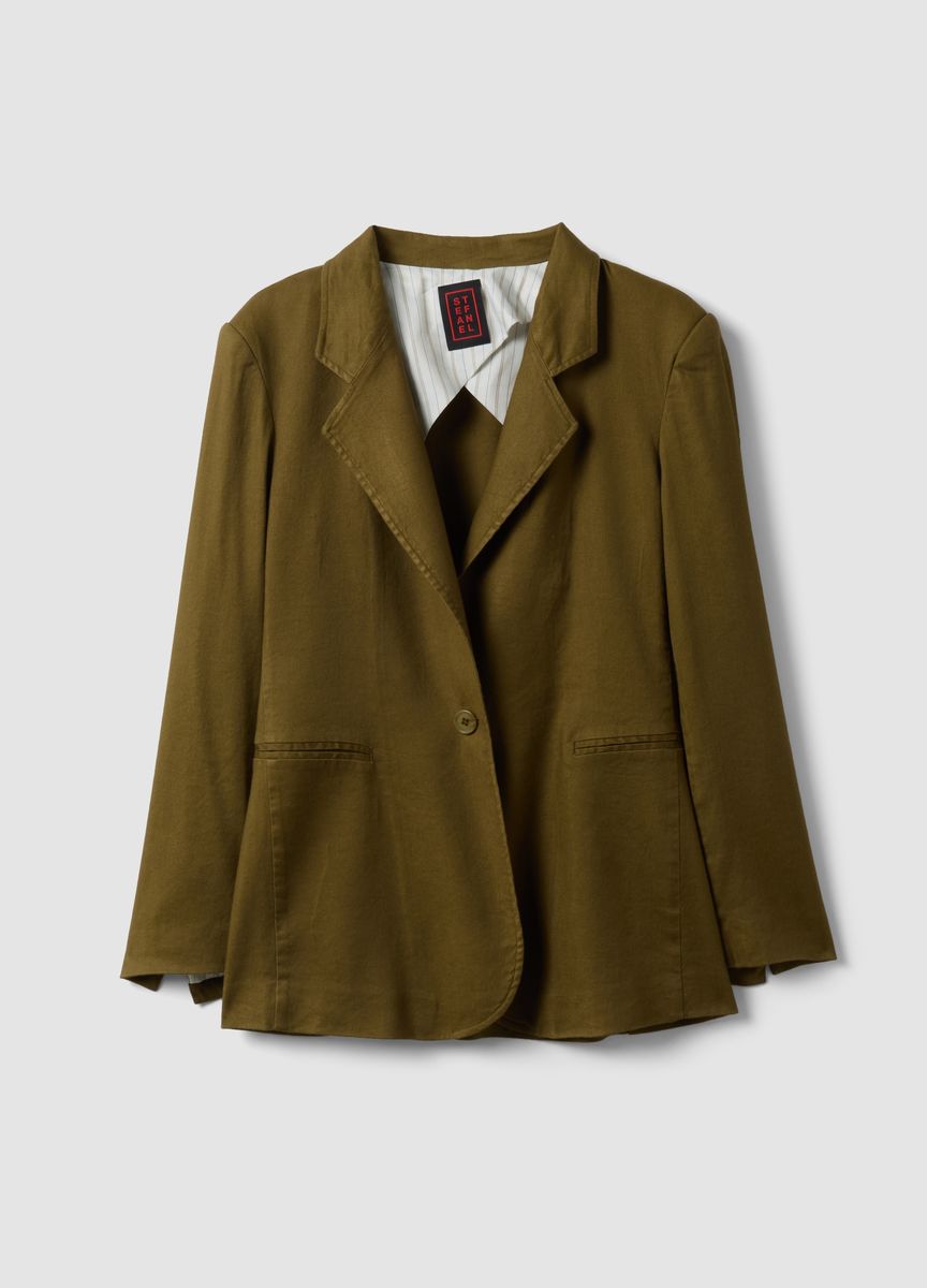Strickjacke in lockerer Passform mit Taschen