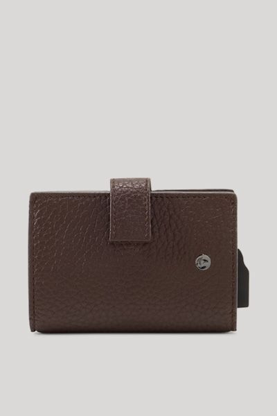 Joop! Cardona Brauner Leder Kartenhalter RFID Sichere Geldbörse