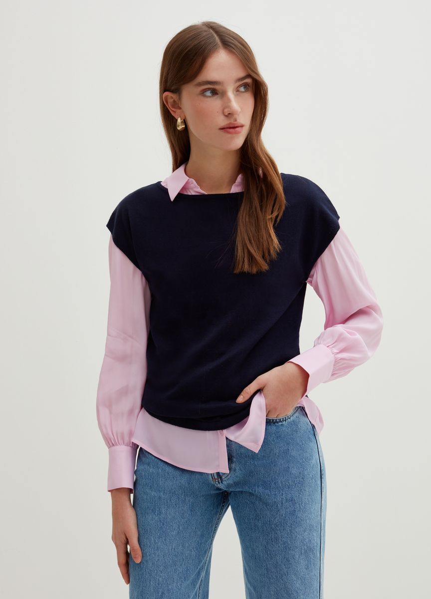 Ärmelloser Strick-Pullunder