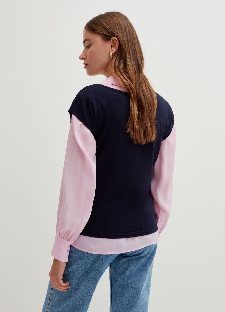 Ärmelloser Strick-Pullunder