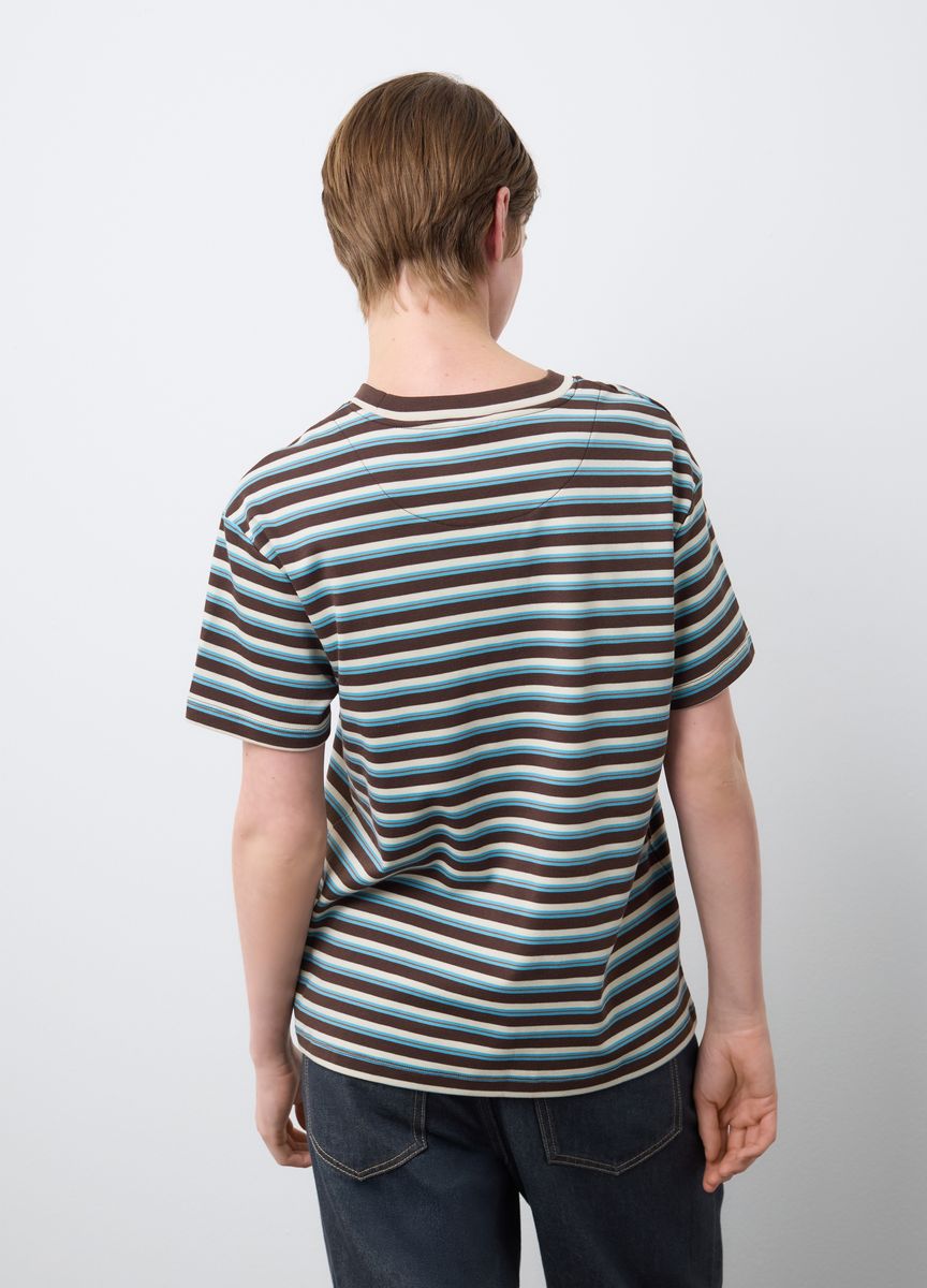 Klassisches Baumwoll-T-Shirt mit Rundhalsausschnitt