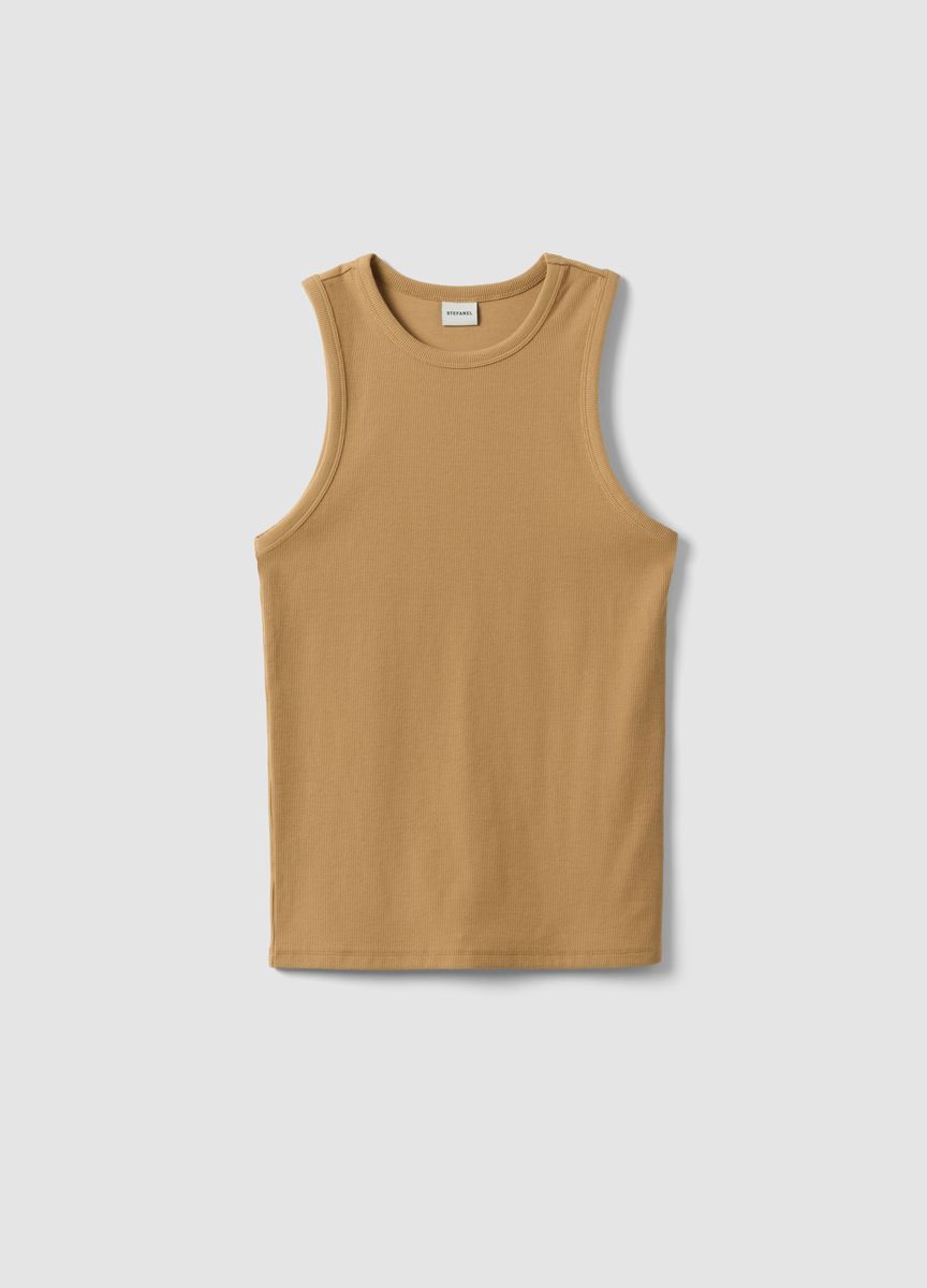 Klassisches Baumwoll-T-Shirt mit Rundhalsausschnitt