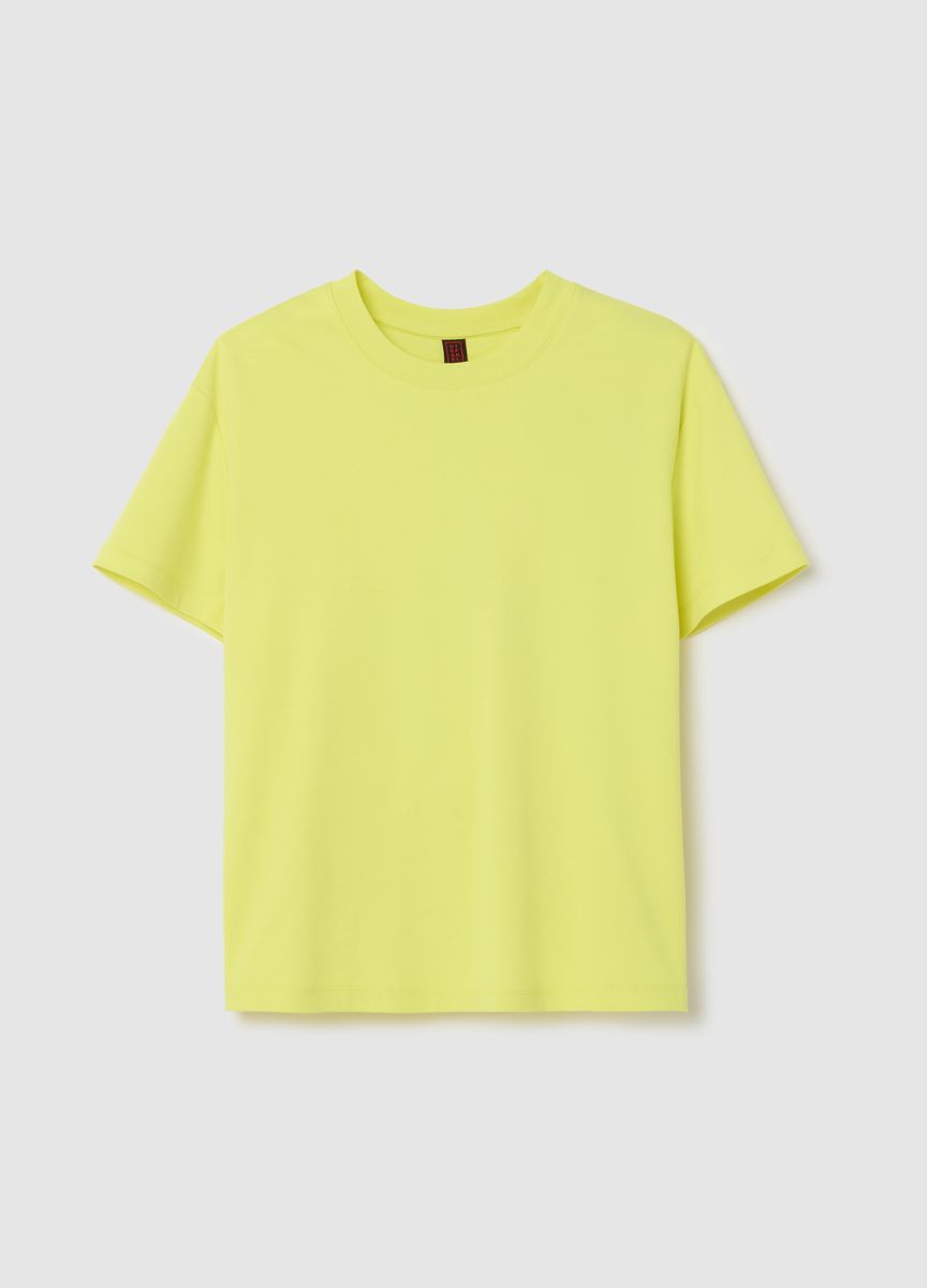 Klassisches Baumwoll-T-Shirt mit Rundhalsausschnitt