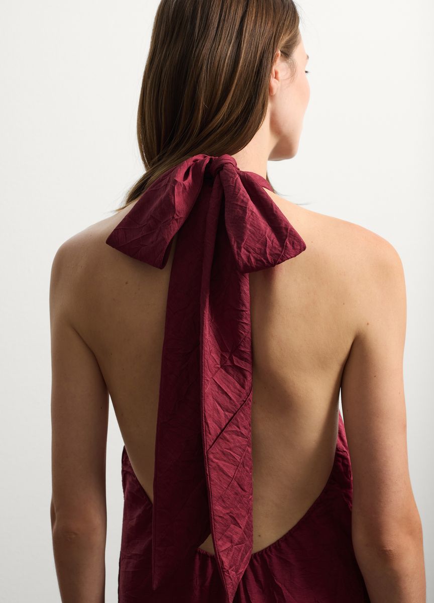 Elegante Bluse mit Knopfleiste und Ballonärmeln