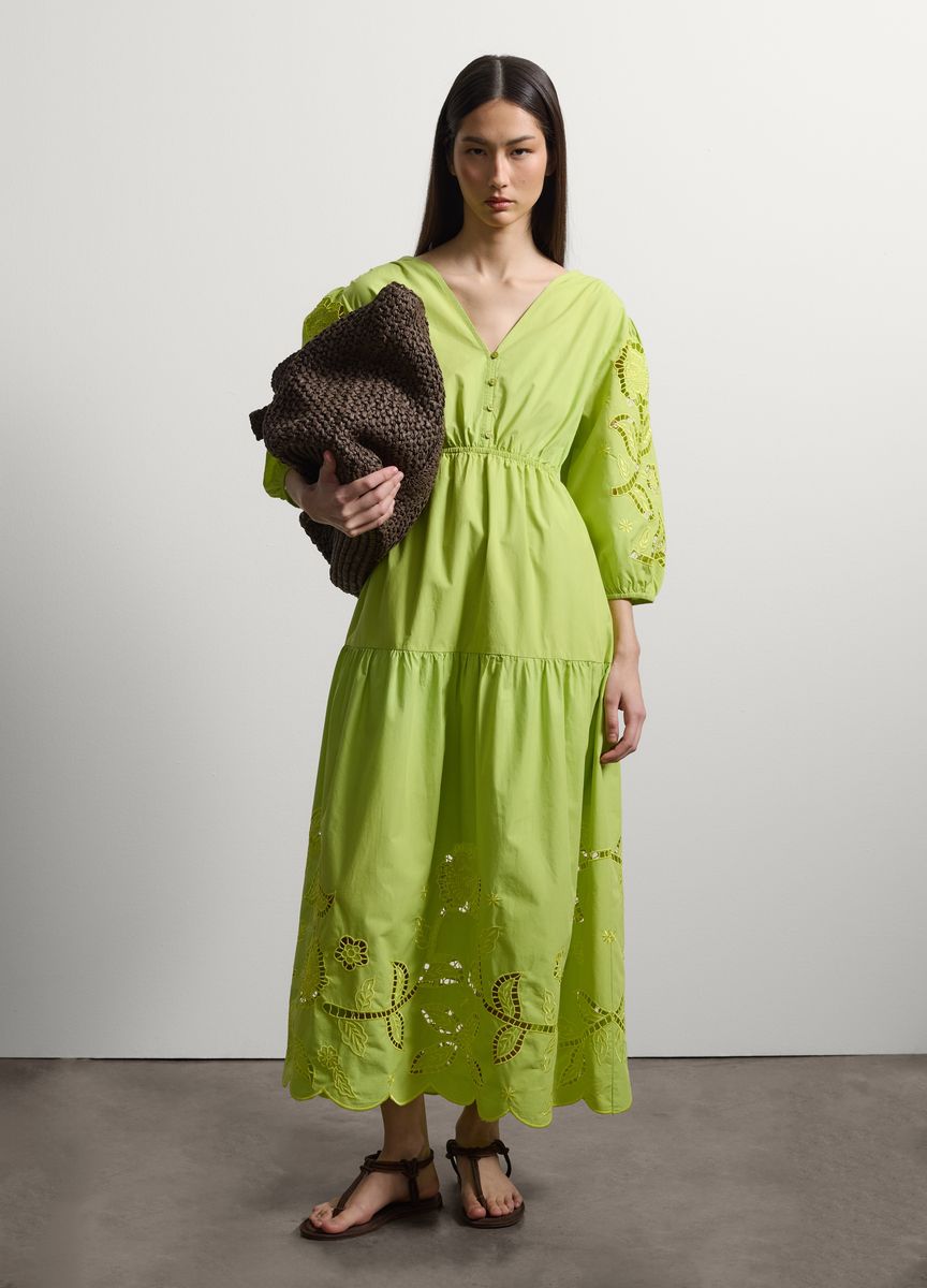 Elegante Bluse mit Knopfleiste und Ballonärmeln