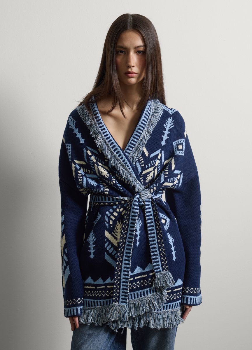 Elegante Strickjacke mit offener Vorderseite