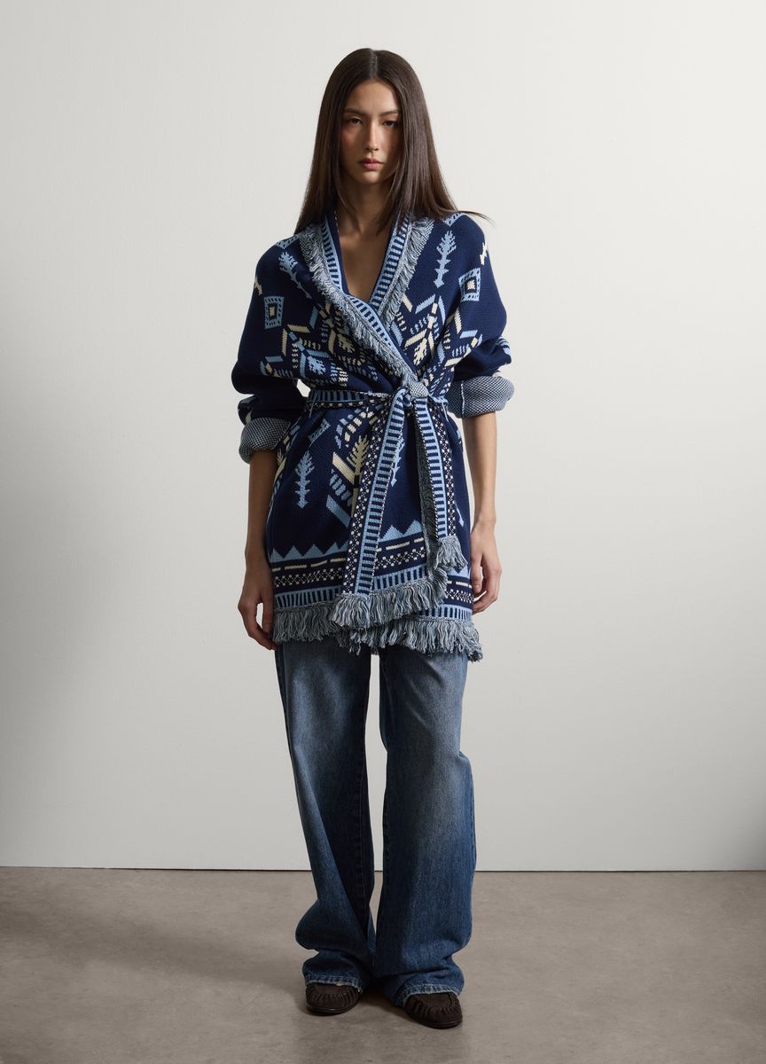 Elegante Strickjacke mit offener Vorderseite