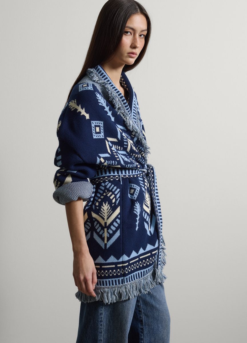 Elegante Strickjacke mit offener Vorderseite