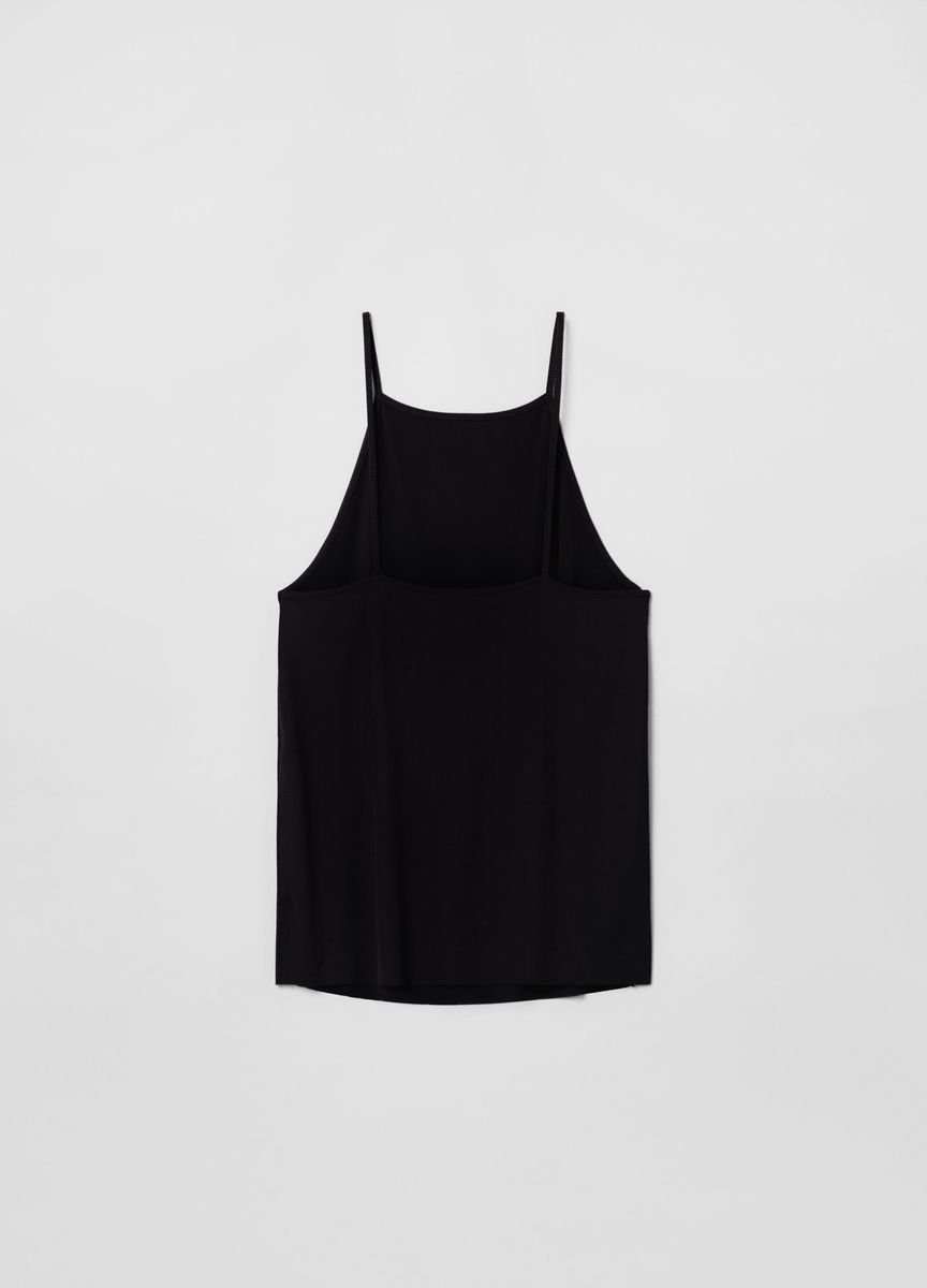 Ärmelloses Rippstrick-Tanktop