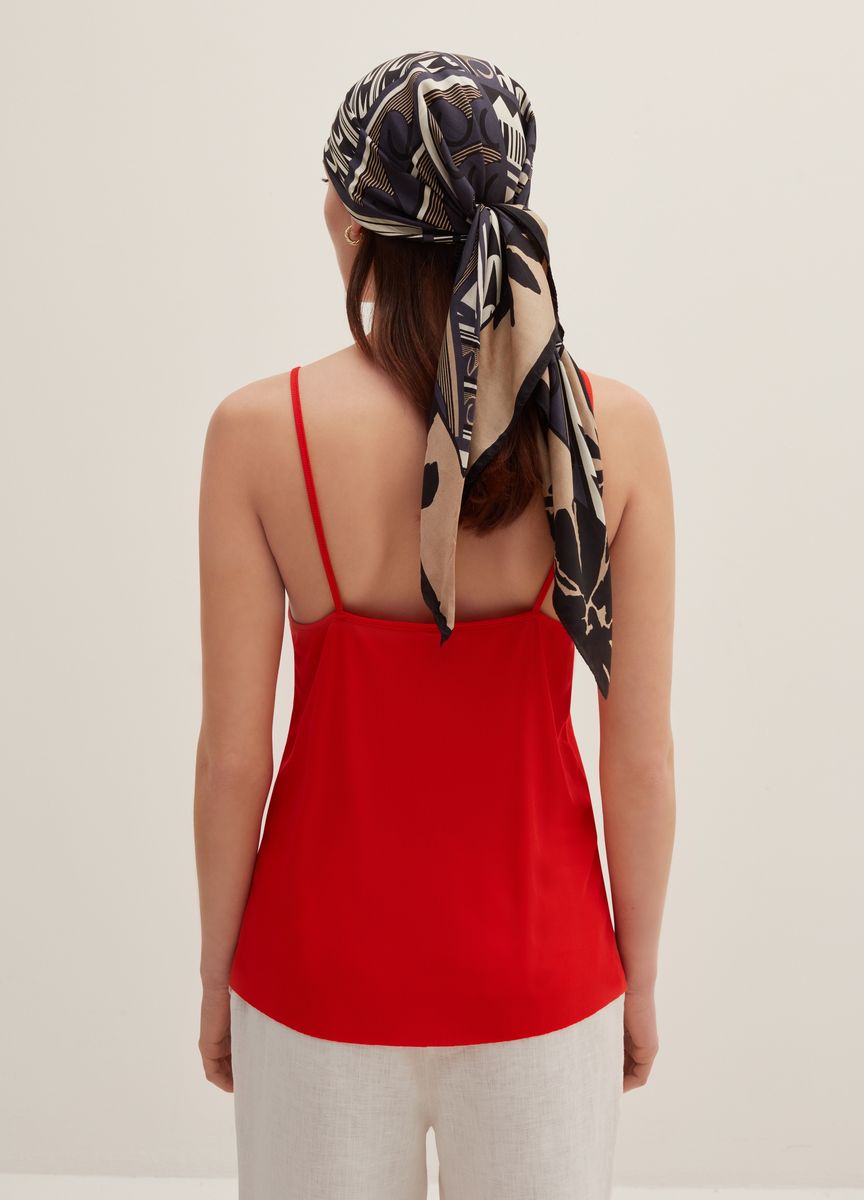 Ärmelloses Rippstrick-Tanktop