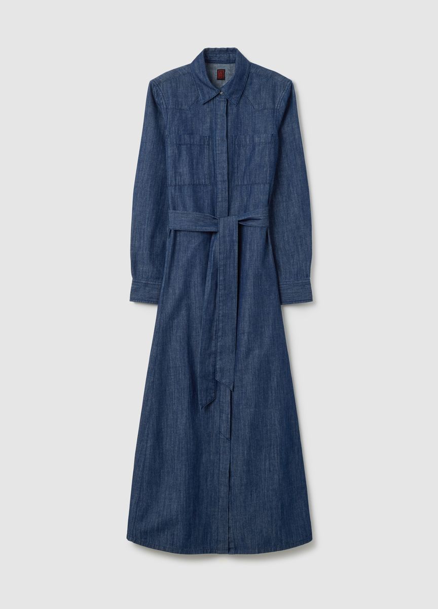Blassrosa Midikleid mit transparentem Überzug