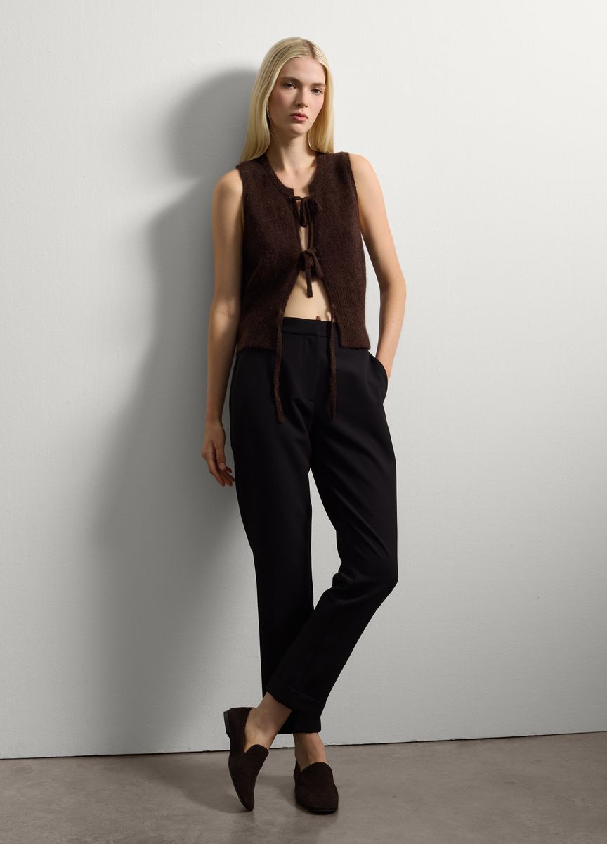 Klassische Hose mit geradem Bein