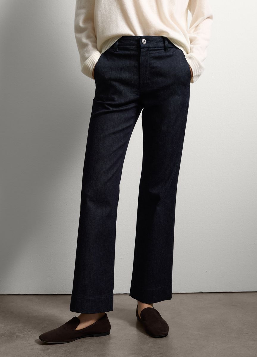 Klassische Hose mit geradem Bein