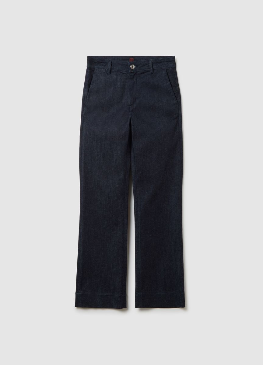 Klassische Hose mit geradem Bein