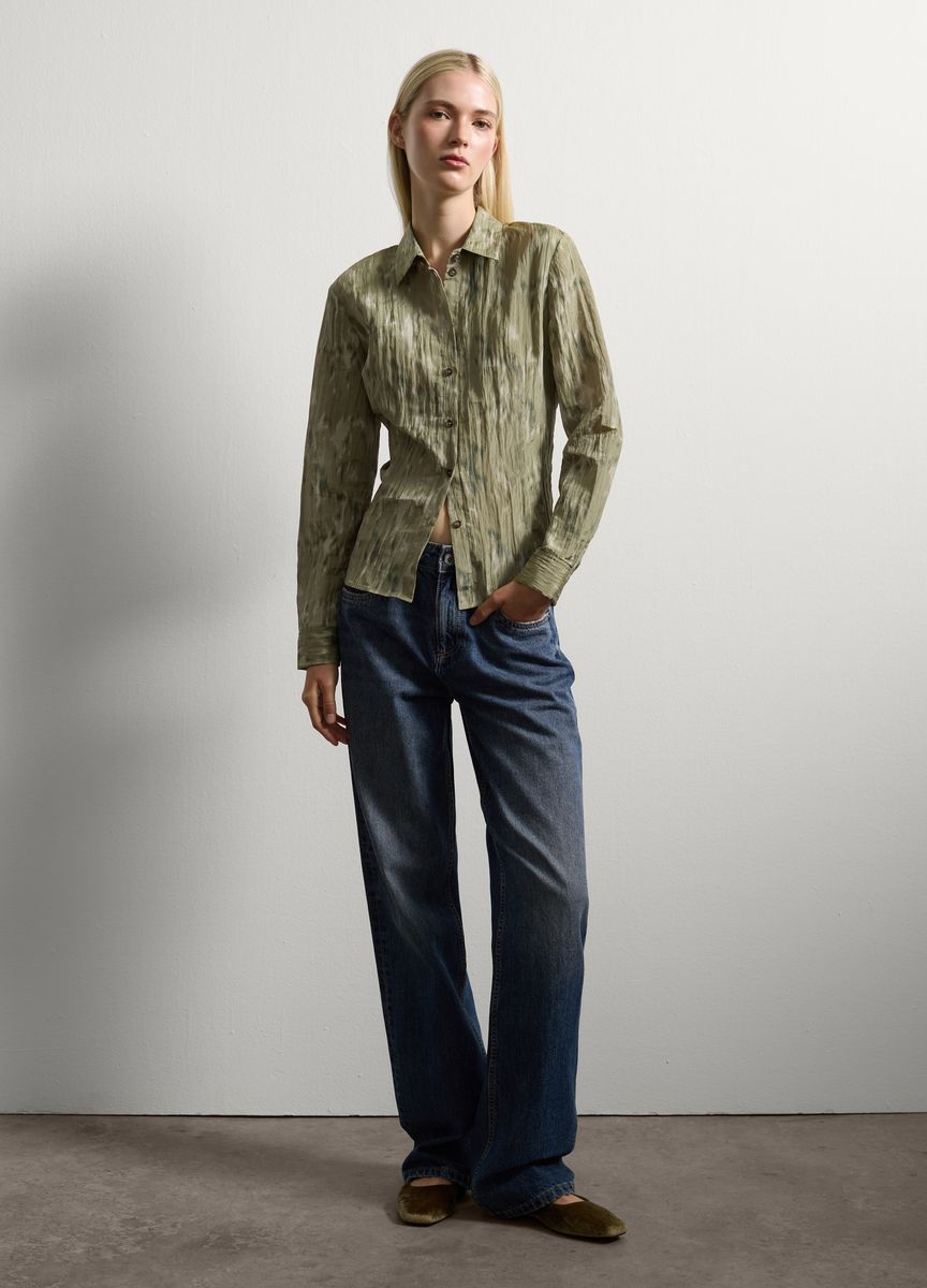 Klassische Hose mit geradem Bein