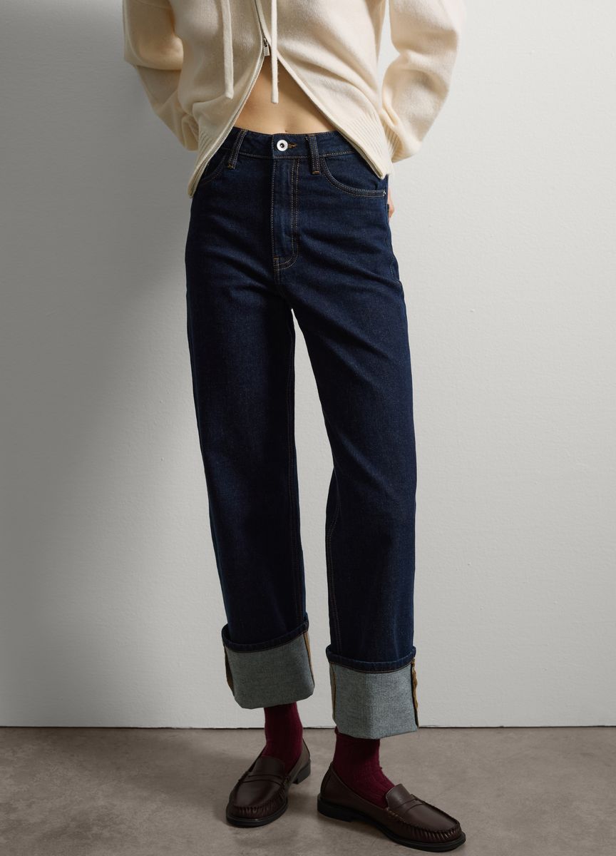 Klassische Hose mit geradem Bein