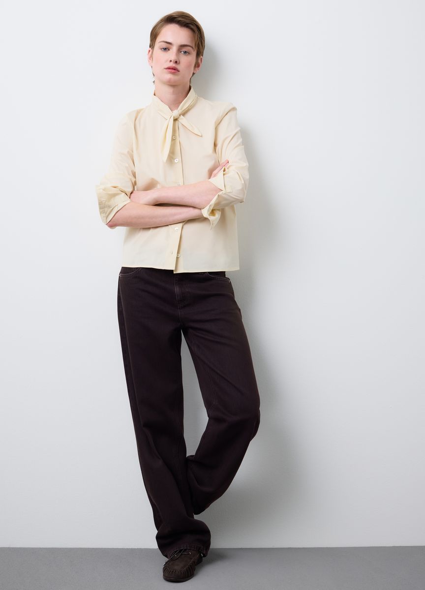 Klassische Hose mit geradem Bein