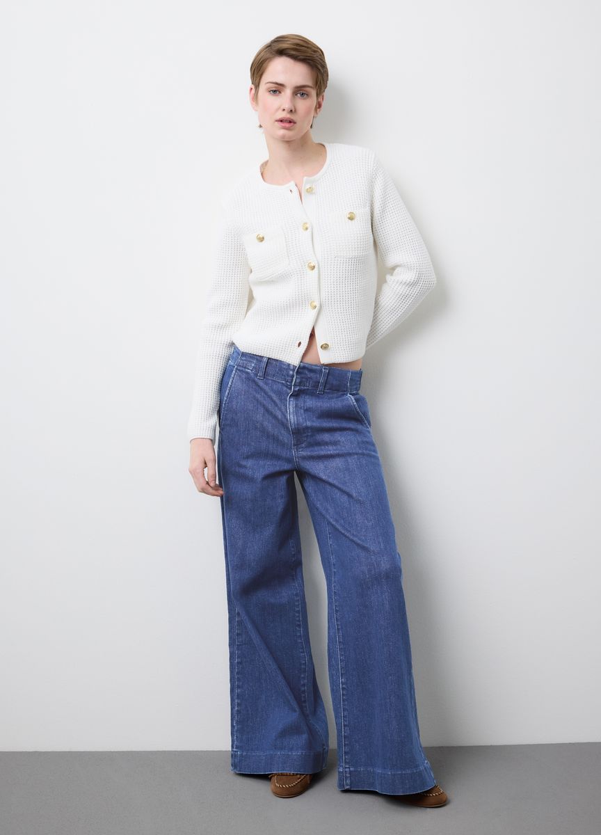 Klassische Hose mit geradem Bein