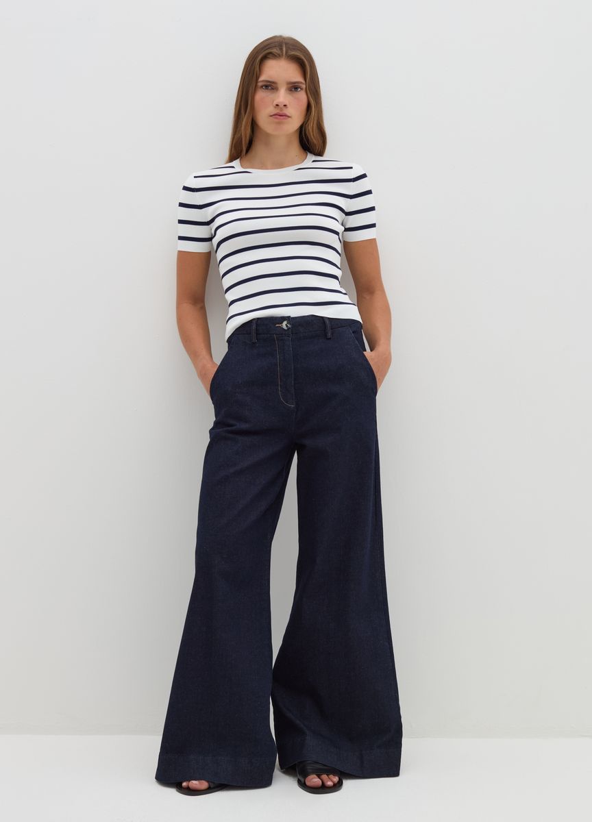 Klassische Hose mit geradem Bein