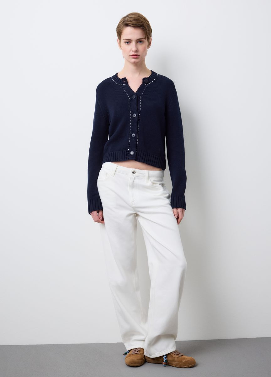 Klassische Hose mit geradem Bein