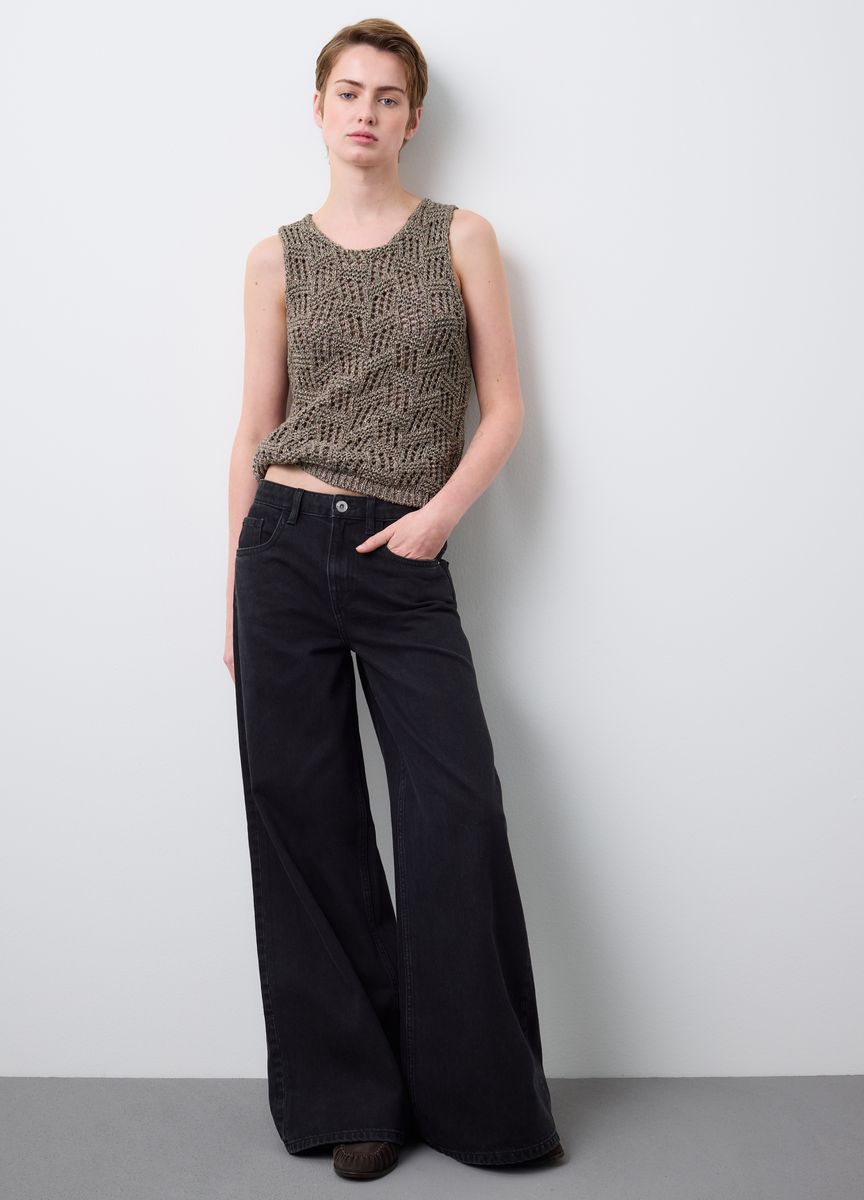 Klassische Hose mit geradem Bein