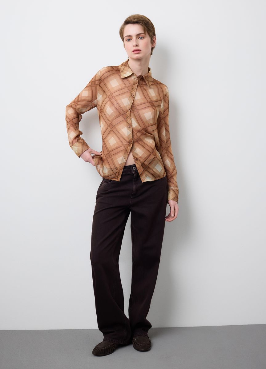 Klassische Hose mit geradem Bein