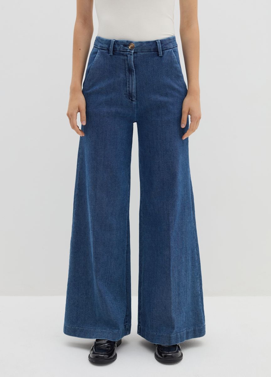 Klassische Hose mit geradem Bein