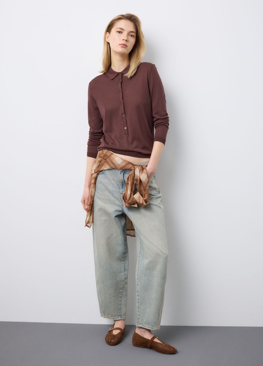 Klassische Hose mit geradem Bein