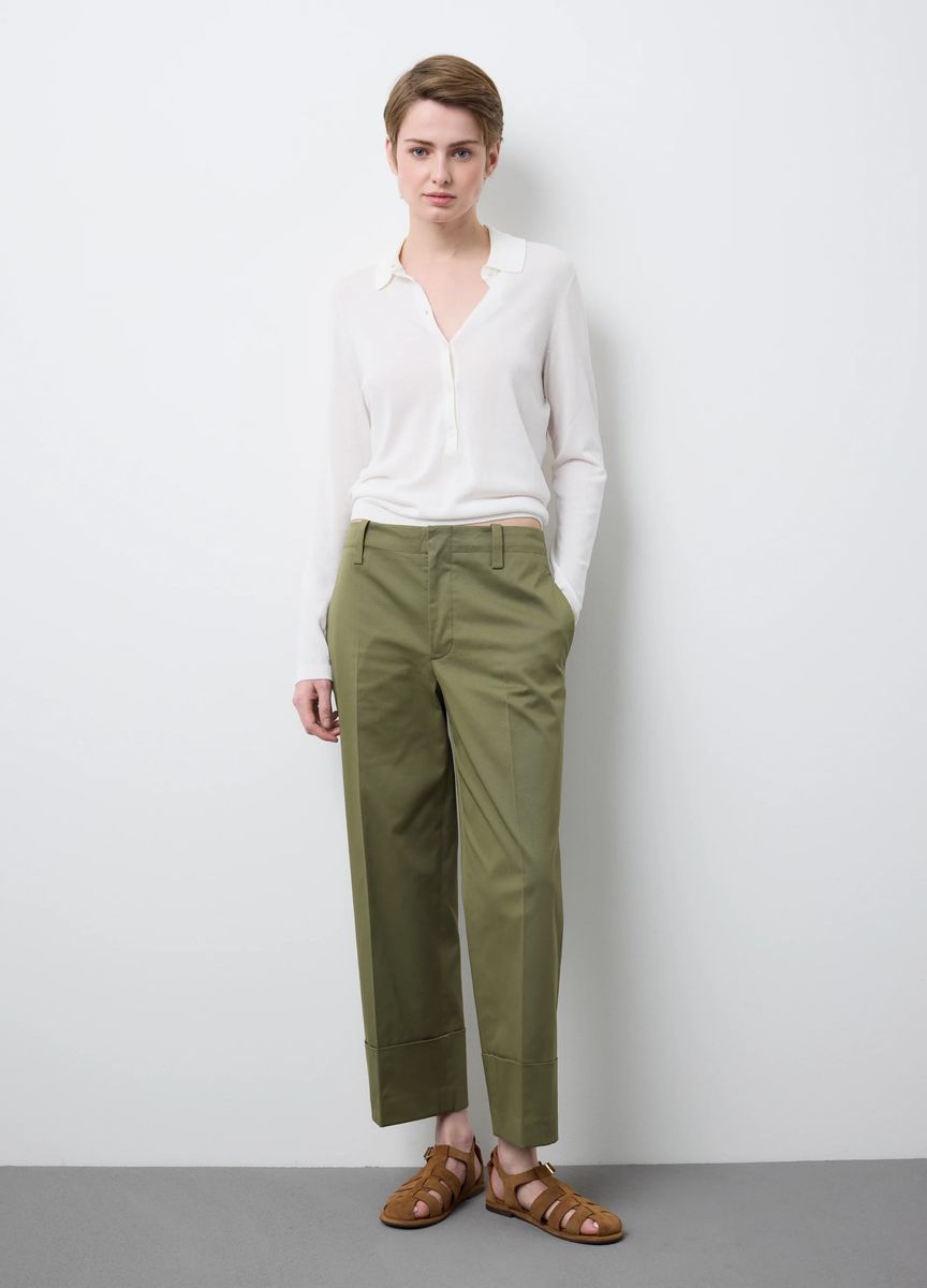 Klassische Hose mit geradem Bein